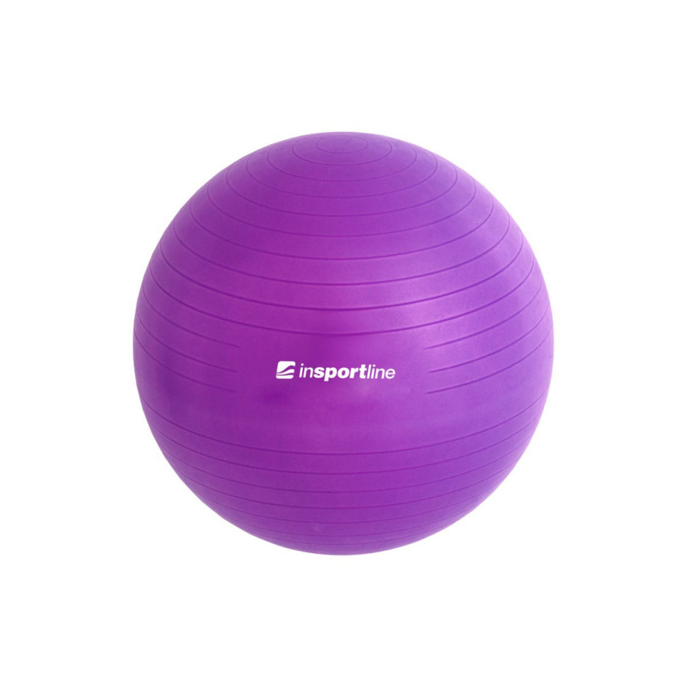 Гімнастичний м'яч (фітбол) Top Ball inSPORTline 3909-4 фіолетовий 55 см