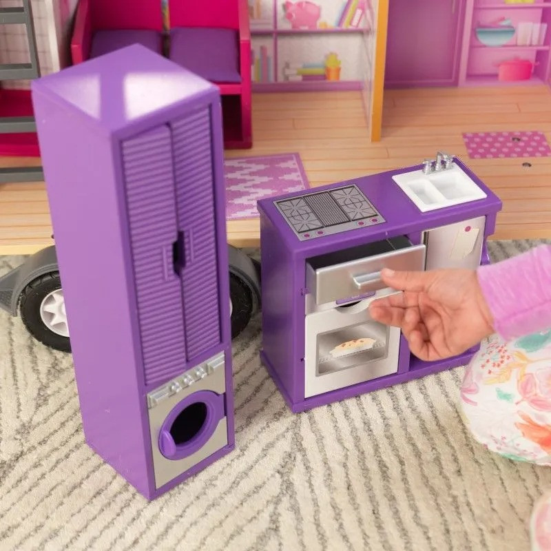 Кукольный домик прицеп Teeny House KidKraft 65948 с аксессуарами