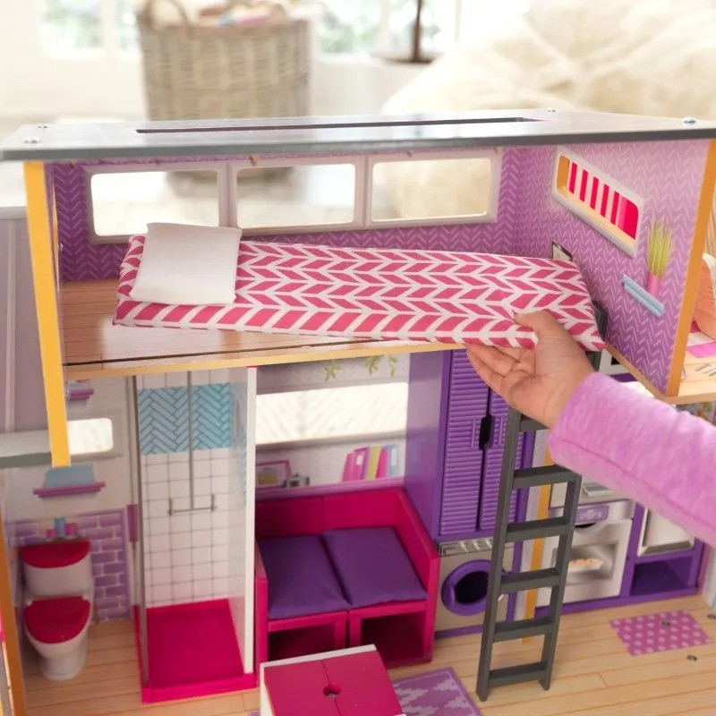 Кукольный домик прицеп Teeny House KidKraft 65948 с аксессуарами