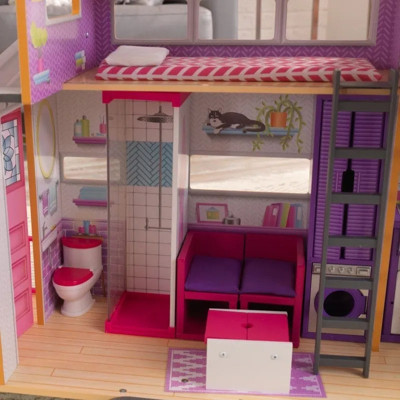 Кукольный домик прицеп Teeny House KidKraft 65948 с аксессуарами