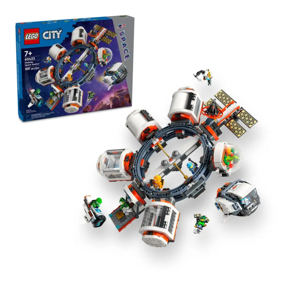 Конструктор LEGO City Модульна космічна станція 60433, 1097 деталей