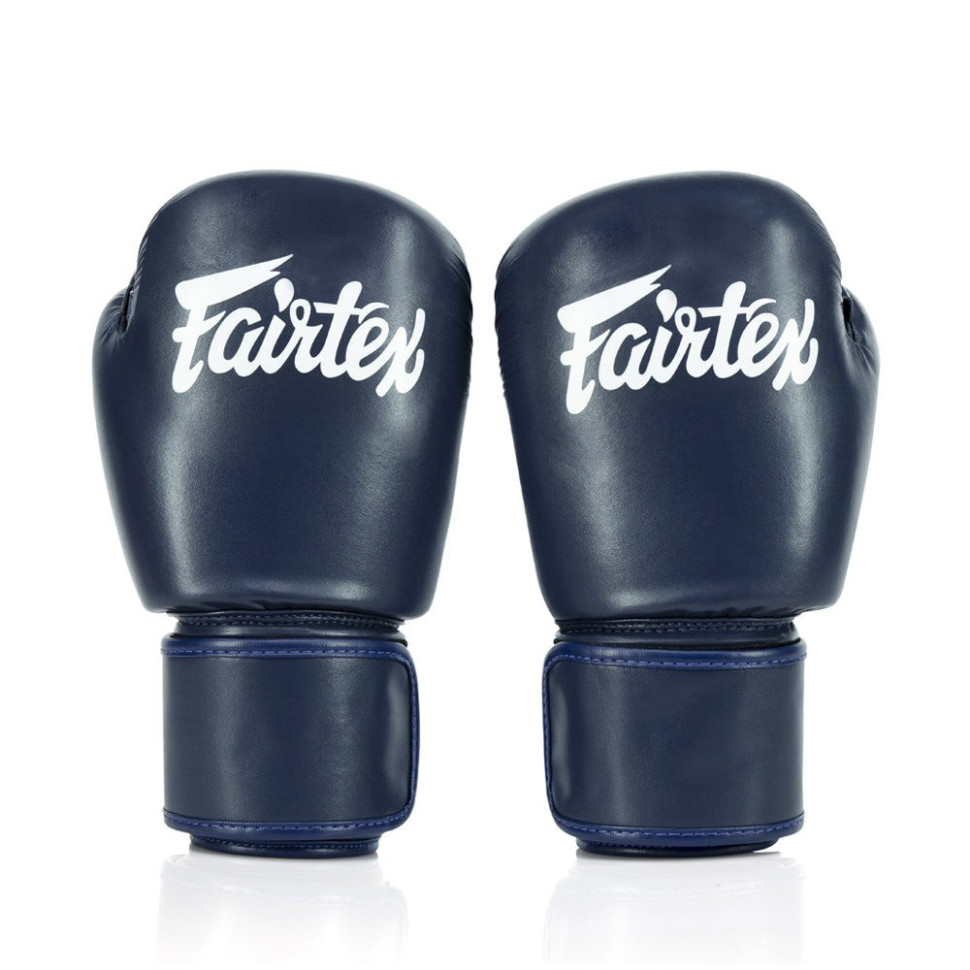 Боксерские перчатки BGV27 Fairtex BGV27_14oz_Blue 14 унций (бинты в комплекте)