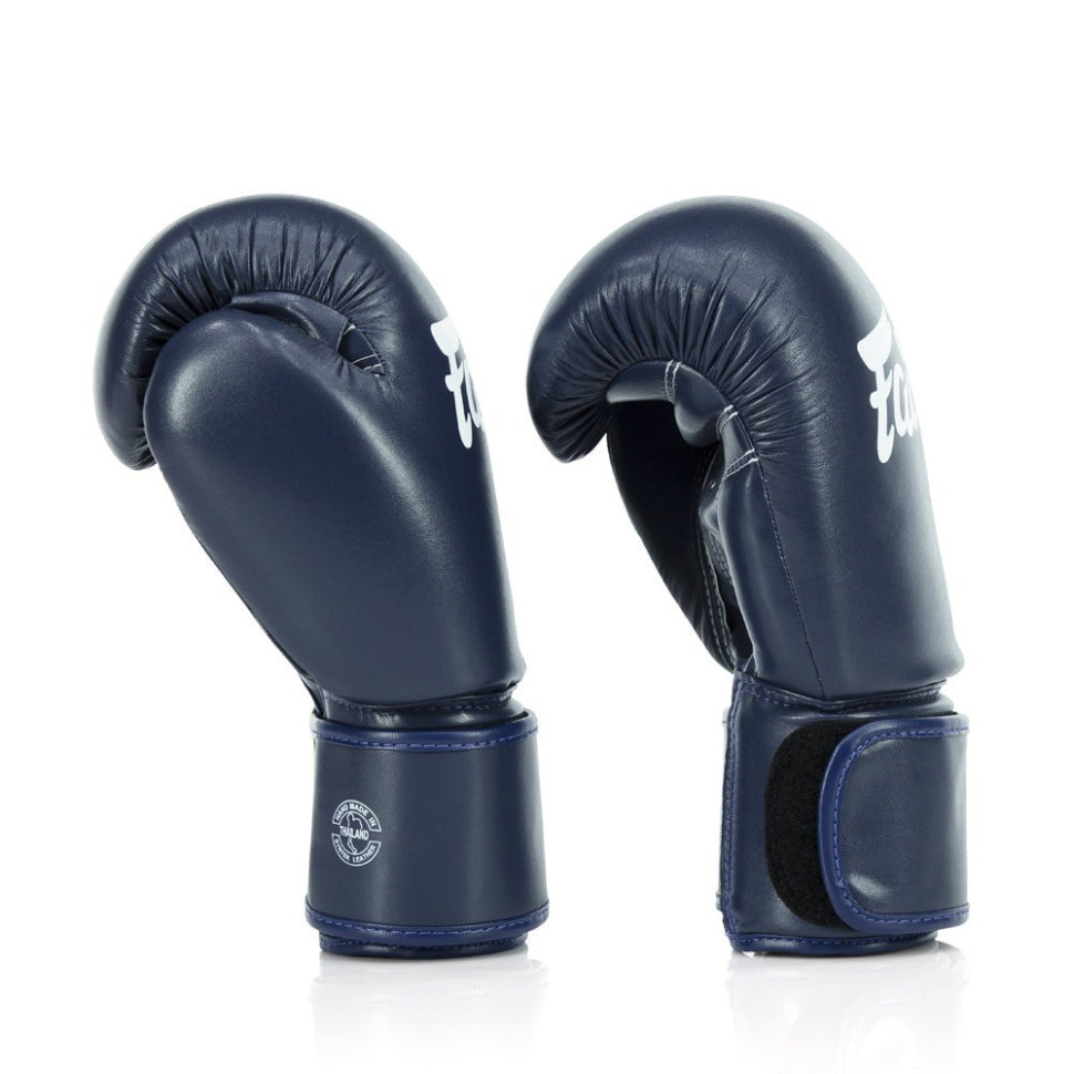 Боксерские перчатки BGV27 Fairtex BGV27_14oz_Blue 14 унций (бинты в комплекте)