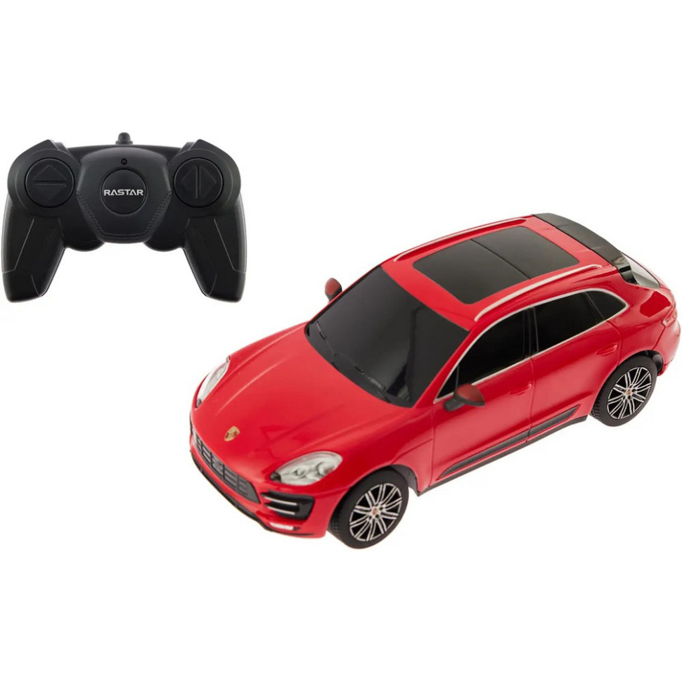 Машинка на радіокеруванні Porsche Macan Turbo Rastar 71800 red 1:24 