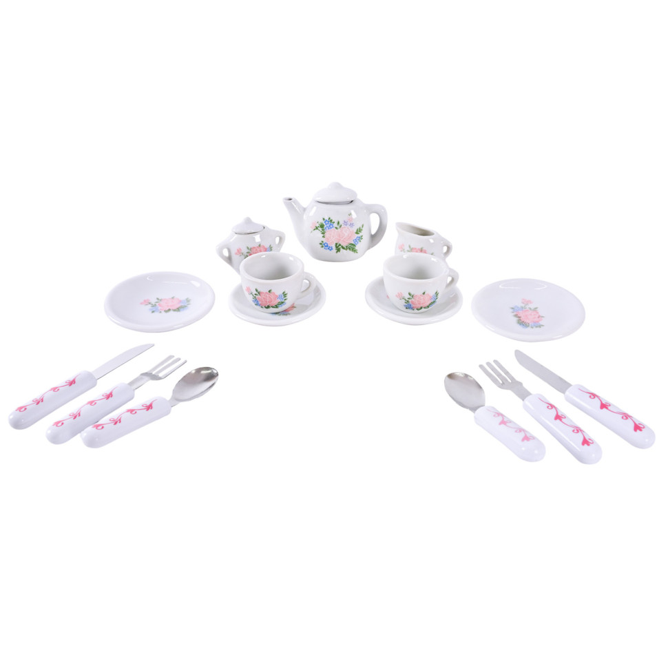 Детский набор посуды Tea set Bambi 868-E6-2 фарфор, 17 предметов