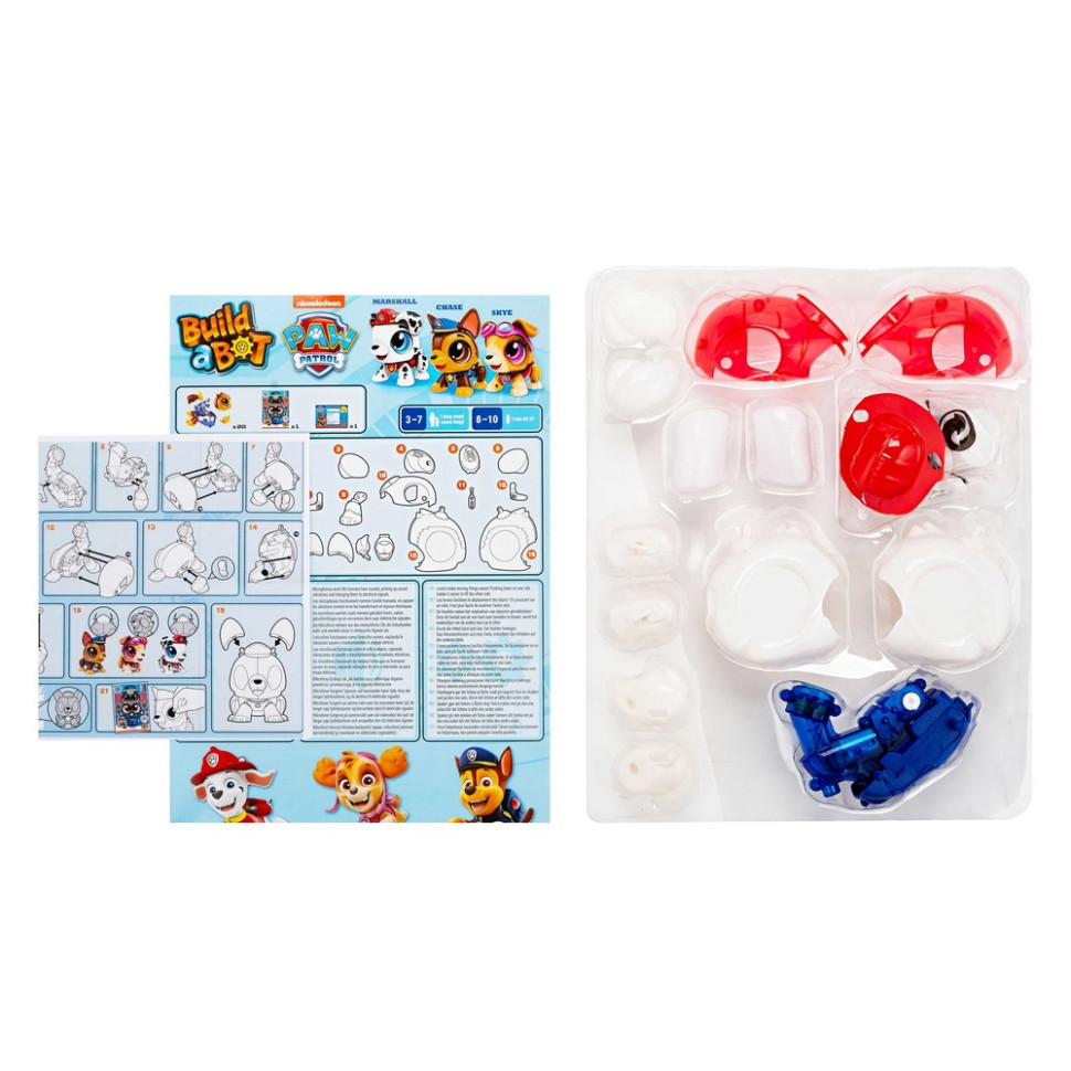 Интерактивная игрушка Paw Patrol Маршал Build a Bot 928554.006 красный
