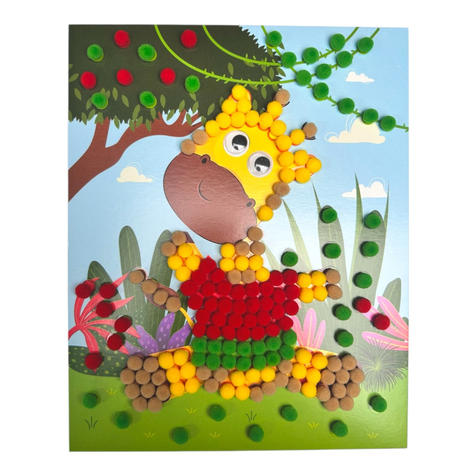 Набір для творчості мозаїка із помпонів