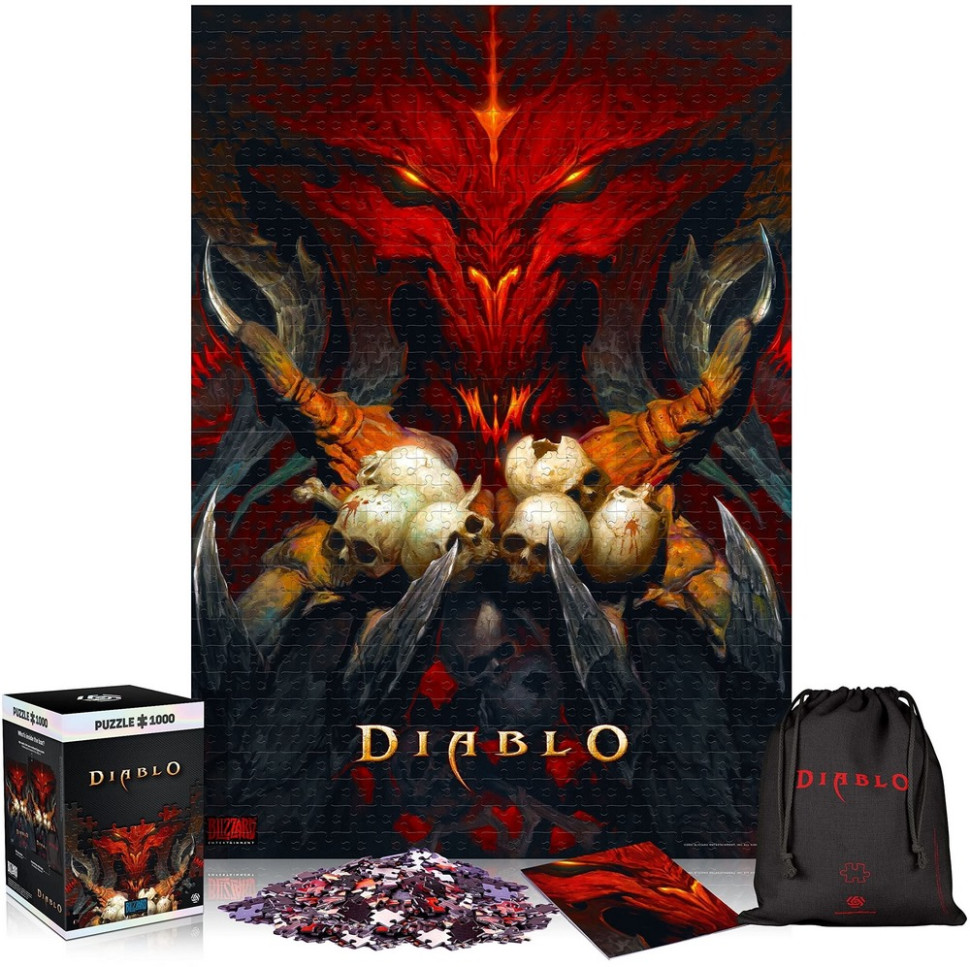 Пазл классический Diablo: Lord of Terror Puzzles GoodLoot 5908305235286, 1000 элементов