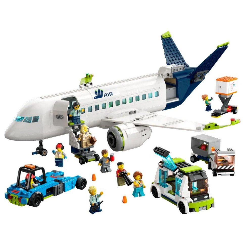 Конструктор Пассажирский самолет LEGO 60367, 913 деталей