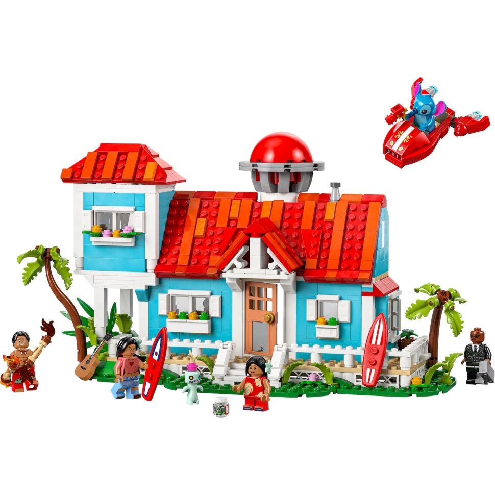 Конструктор LEGO Disney Classic Пляжный дом Лило и Стич 43268, 834 детали