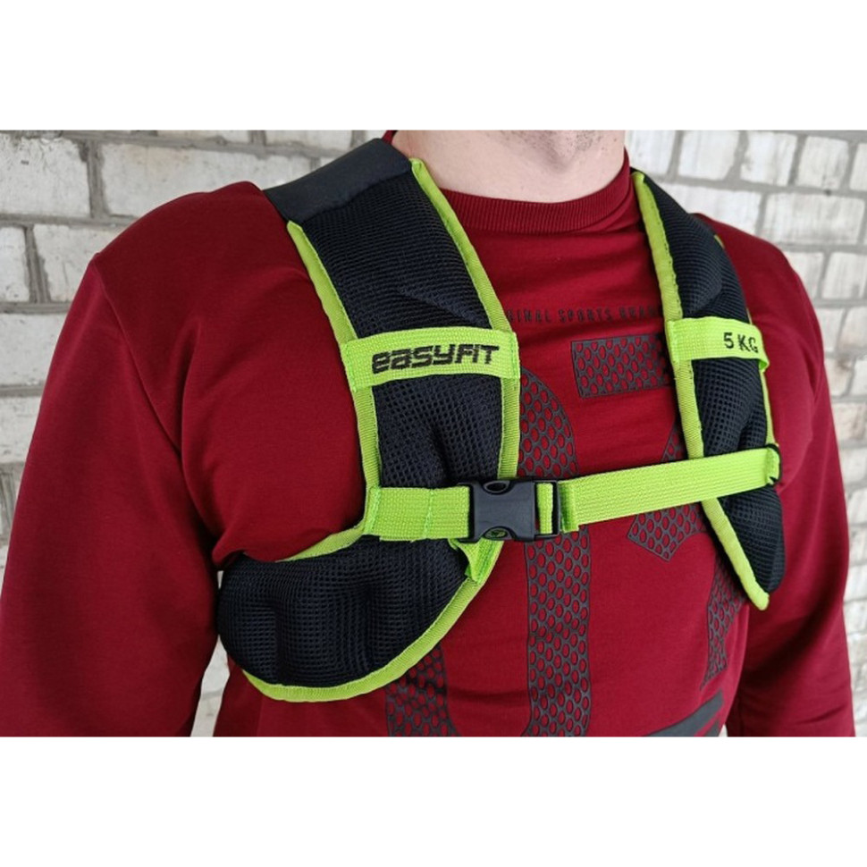 Жилет-обважнювач JetPack EasyFit EF-JP-0005, 5 кг, з металевими кульками