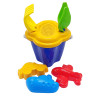 Набор для песочницы "Колокольчик №1" Colorplast 0978 ведерко, лопатка, грабли