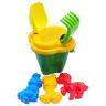 Набор для песочницы "Колокольчик №1" Colorplast 0978 ведерко, лопатка, грабли