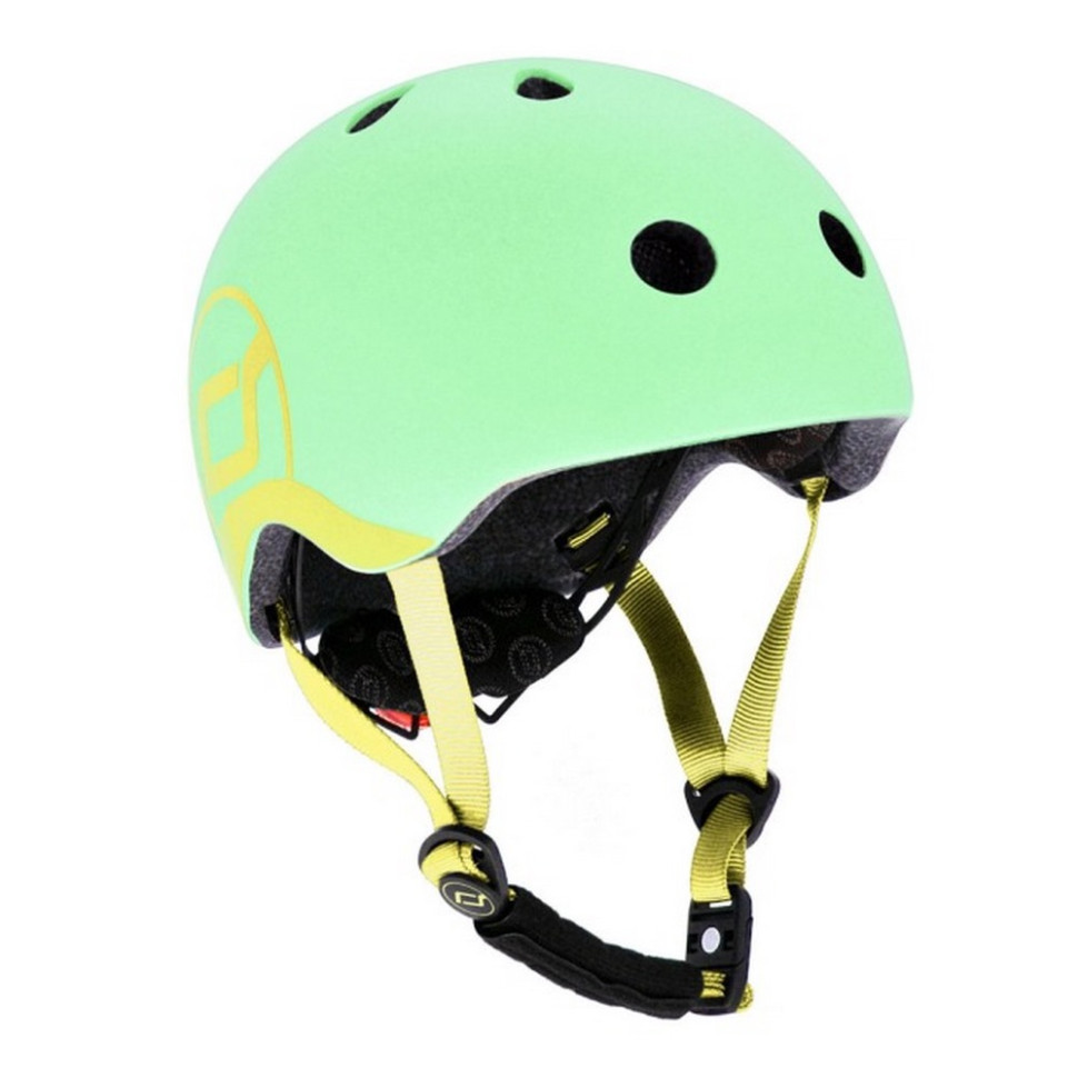 Шолом захисний дитячий Scoot and Ride SR-190605-KIWI, ківі, з ліхтариком, 51-53 см