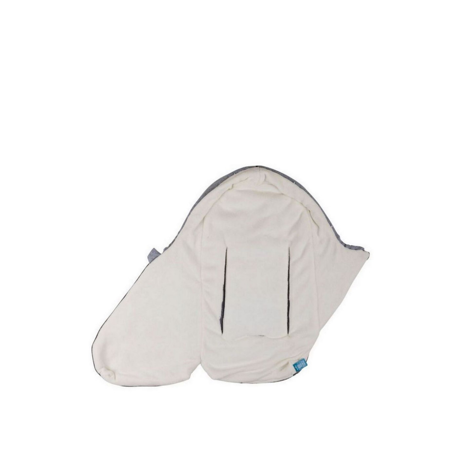 Зимовий конверт NUVITA 9235 Ovetto POP клітчастий блакитний/бежевий NV9235OVPOPSKYBLUE