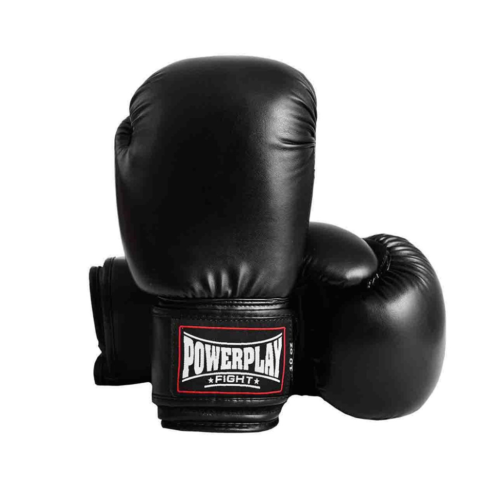 Боксерские перчатки Classic PowerPlay PP_3004_18oz_Black, Черные, 18 унций