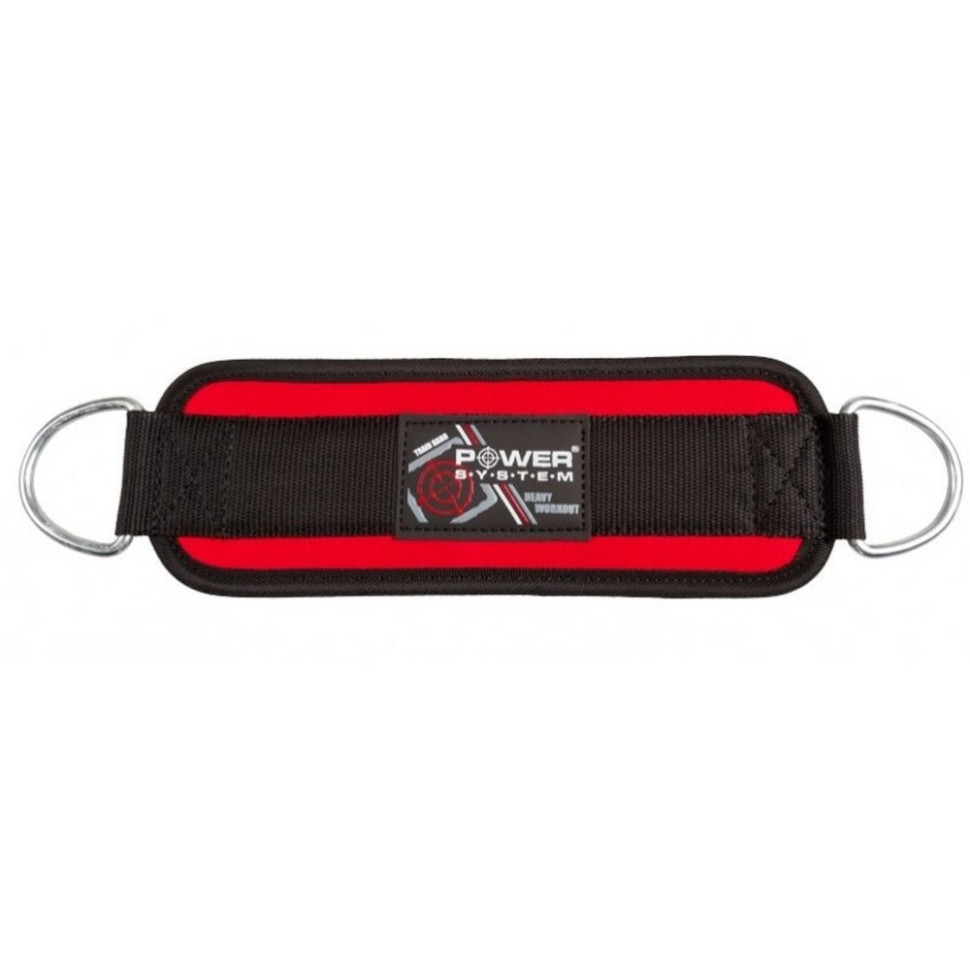Манжеты на лодыжку PS-3410 Ankle Strap Power System PS-3410_Black_Red