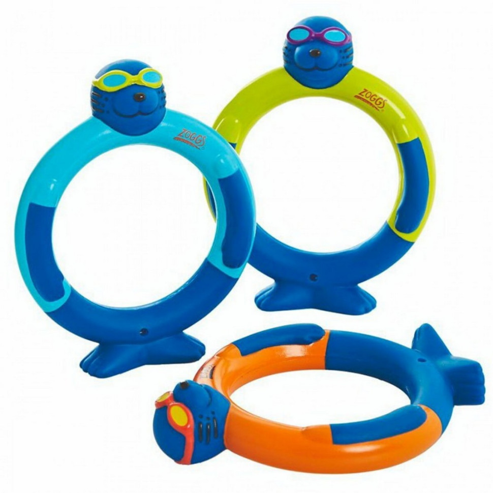 Кольца тренировочные для плавания Zoggs 302266, 3 шт