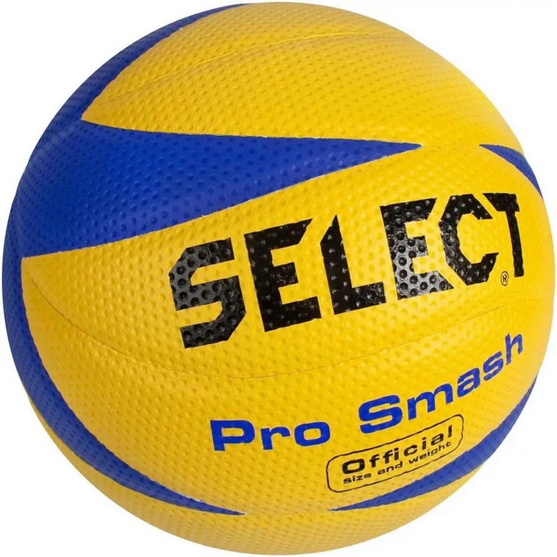 Мяч волейбольный Pro Smash Volley New Select 214450-219 желто-синий № 5