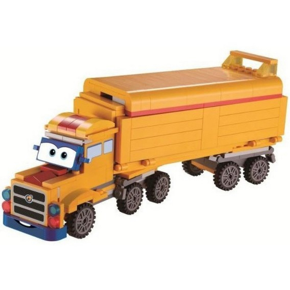 Конструктор Super Wings Small Blocks Buildable Vehicle Set грузовик и магазин EU385008