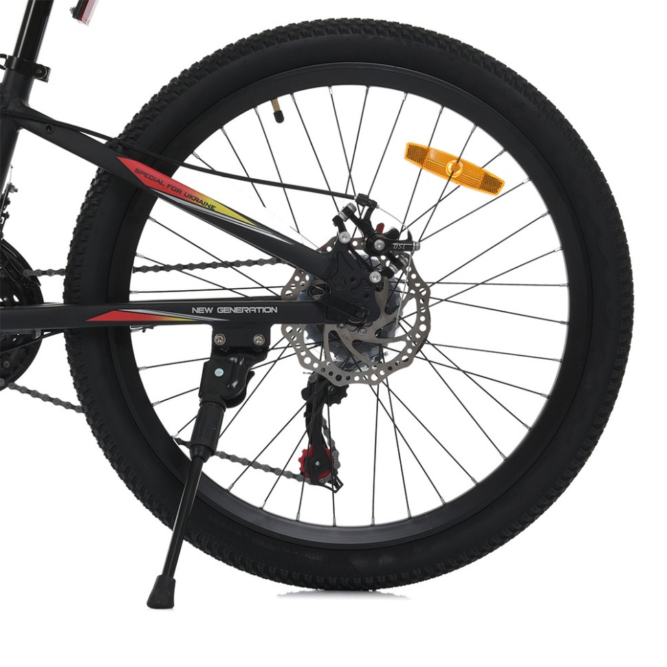 Велосипед PROF1 MTB2601-2, 26 дюймов, алюминиевая рама 13 Shimano 21SP черный