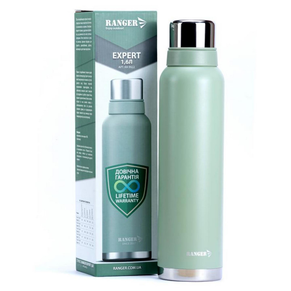 Термос Ranger Expert 1,6 л оливковий RA 9922