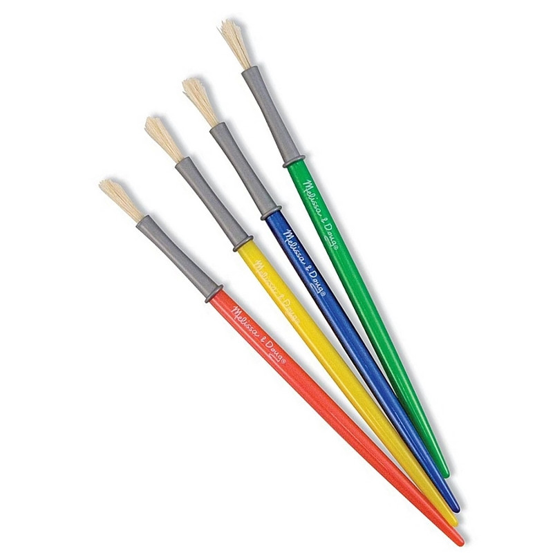 Дитячий набір тонких пензликів Melissa&Doug MD4115, 4 штуки