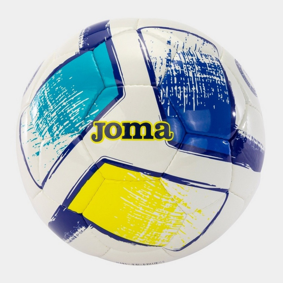 М'яч футбольний DALI II Joma 400649.216-4 білий, синій, жовтий № 4