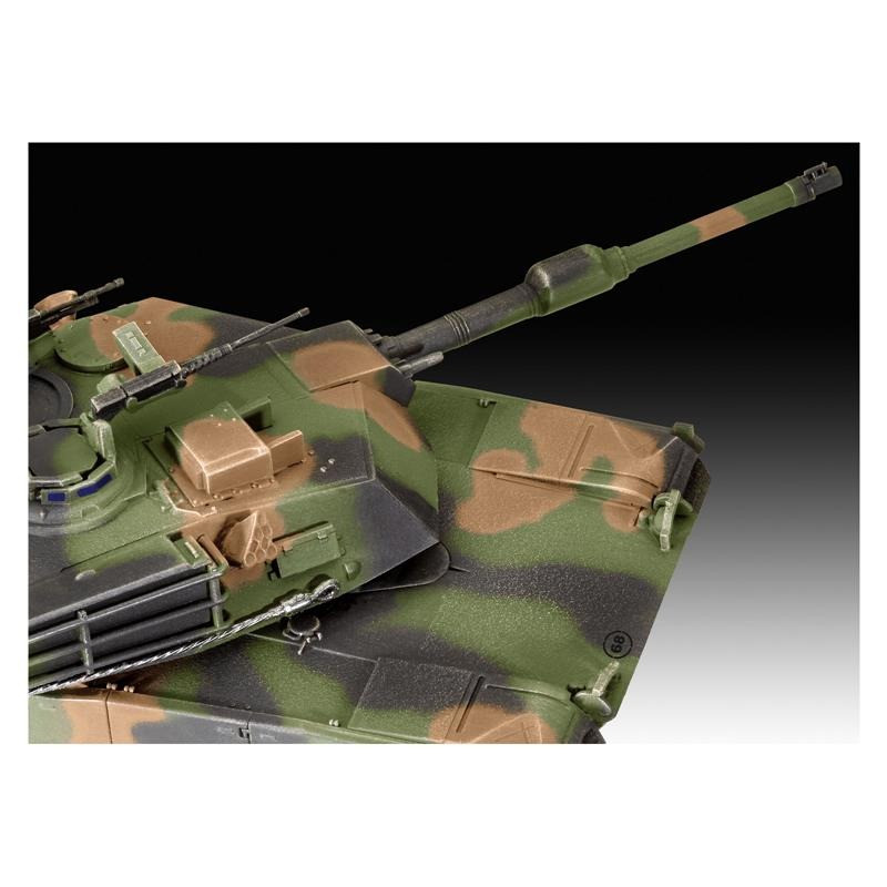 Сборная модель Танк Абрамс M1A1 AIM(SA)/M1A2 Revell RVL-03346 уровень 4, масштаб 1:72