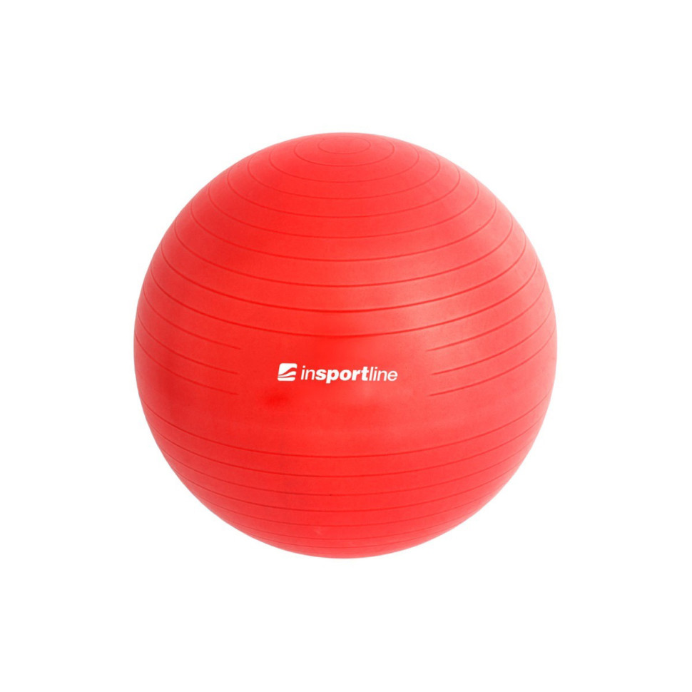 Гімнастичний м'яч (фітбол) Top Ball inSPORTline 3909-2 червоний 55 см