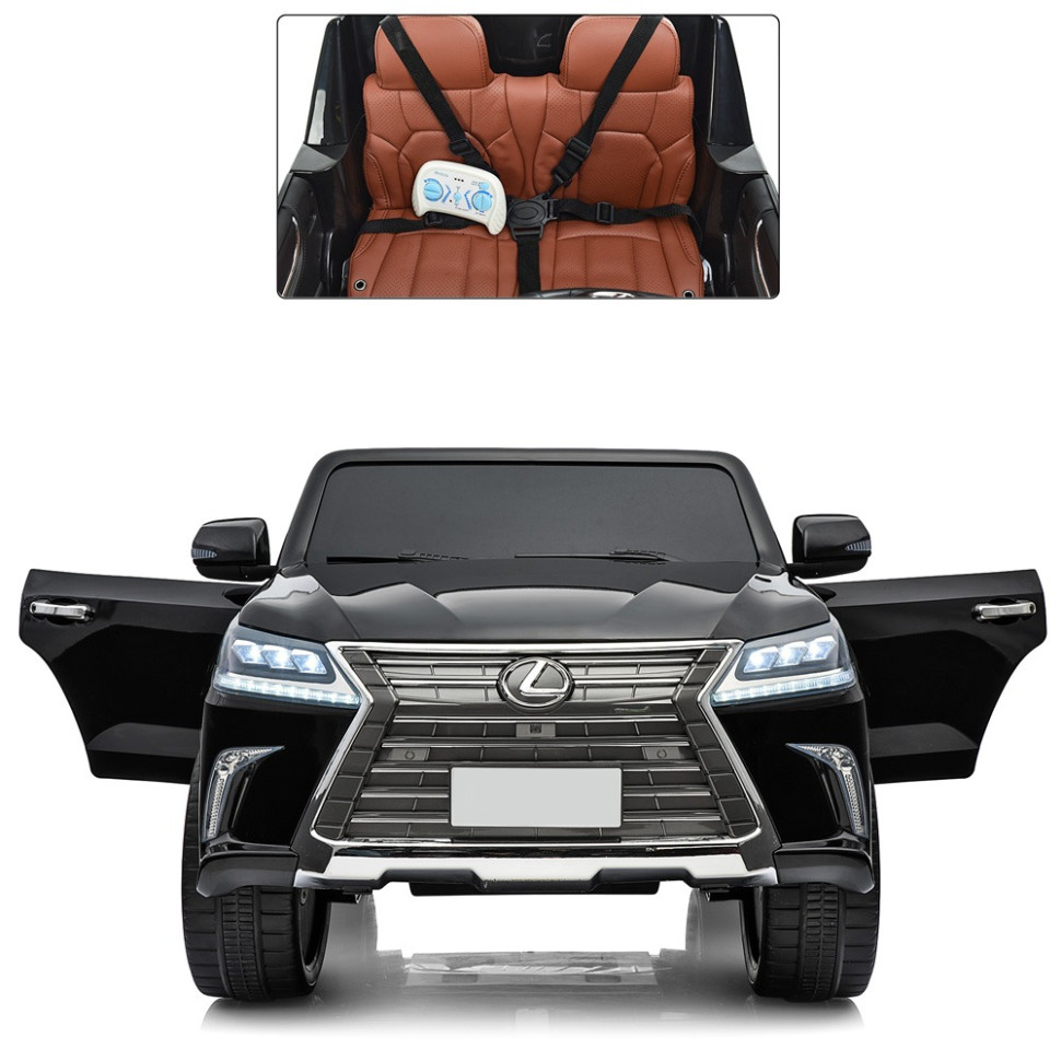 Дитячий електромобіль Машина Bambi M 3906(MP4)EBLR-2 Lexus Чорний