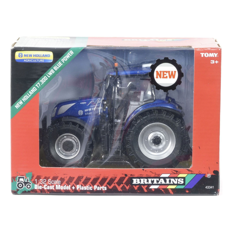 Модель Трактор New Holland T7.300 LWB Britains 43341B масштаб 1:32