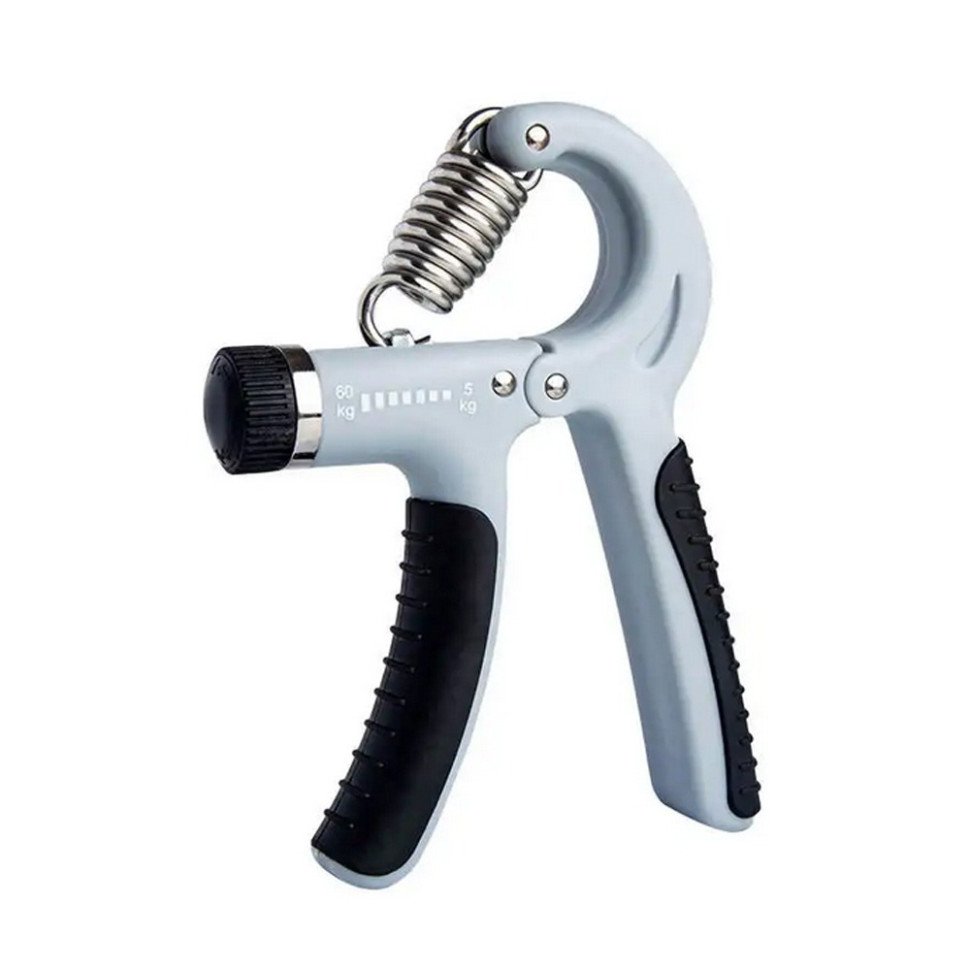 Эспандер кистевой пружинный с регулируемой нагрузкой Power Grip Pro Newt NE-W-87-G 5-60 кг