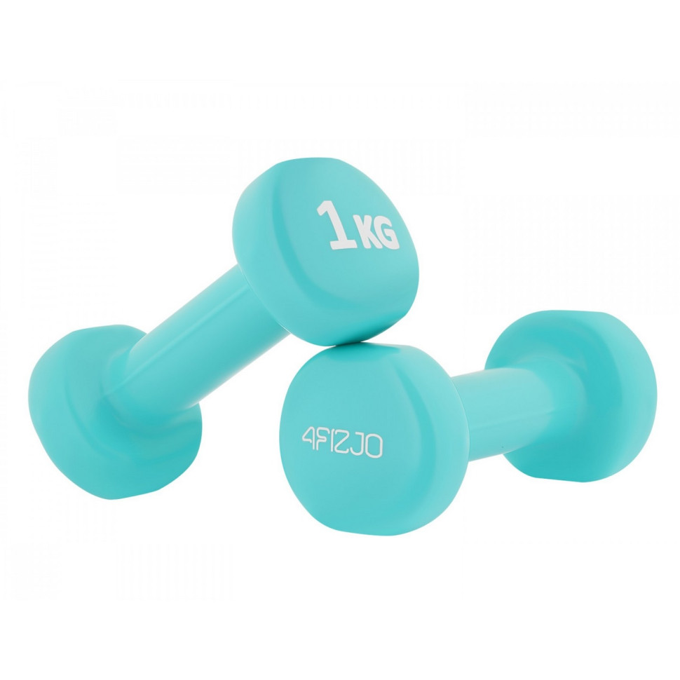 Гантели виниловые 4FIZJO 4FJ0197, 2 x 1 кг