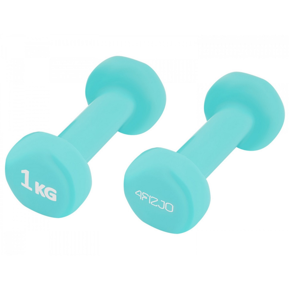 Гантели виниловые 4FIZJO 4FJ0197, 2 x 1 кг