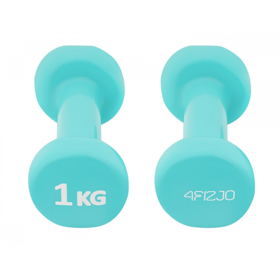 Гантели виниловые 4FIZJO 4FJ0197, 2 x 1 кг