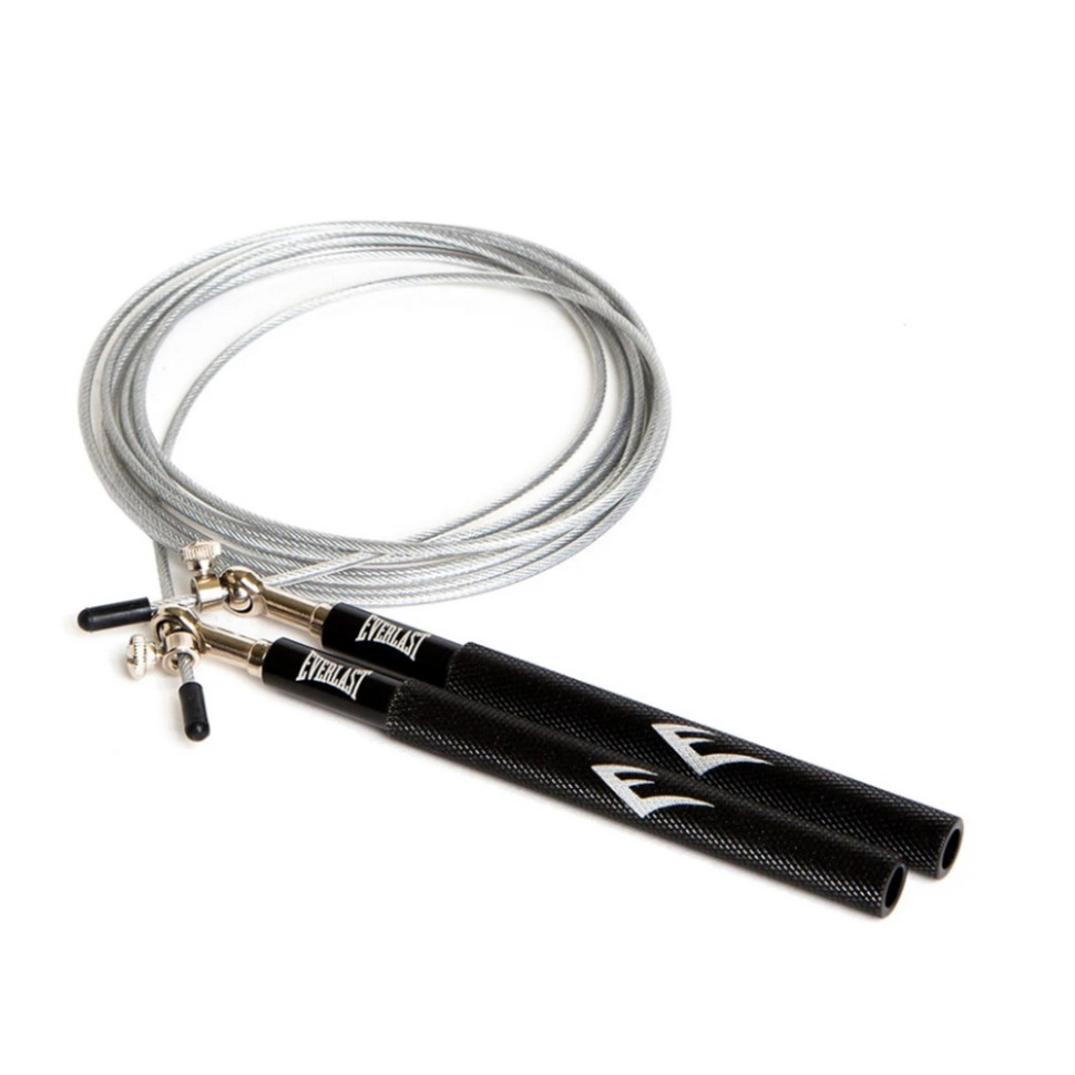 Скакалка ALUMINUM SPEED ROPE Everlast 883390-70-8 чорний 274 см