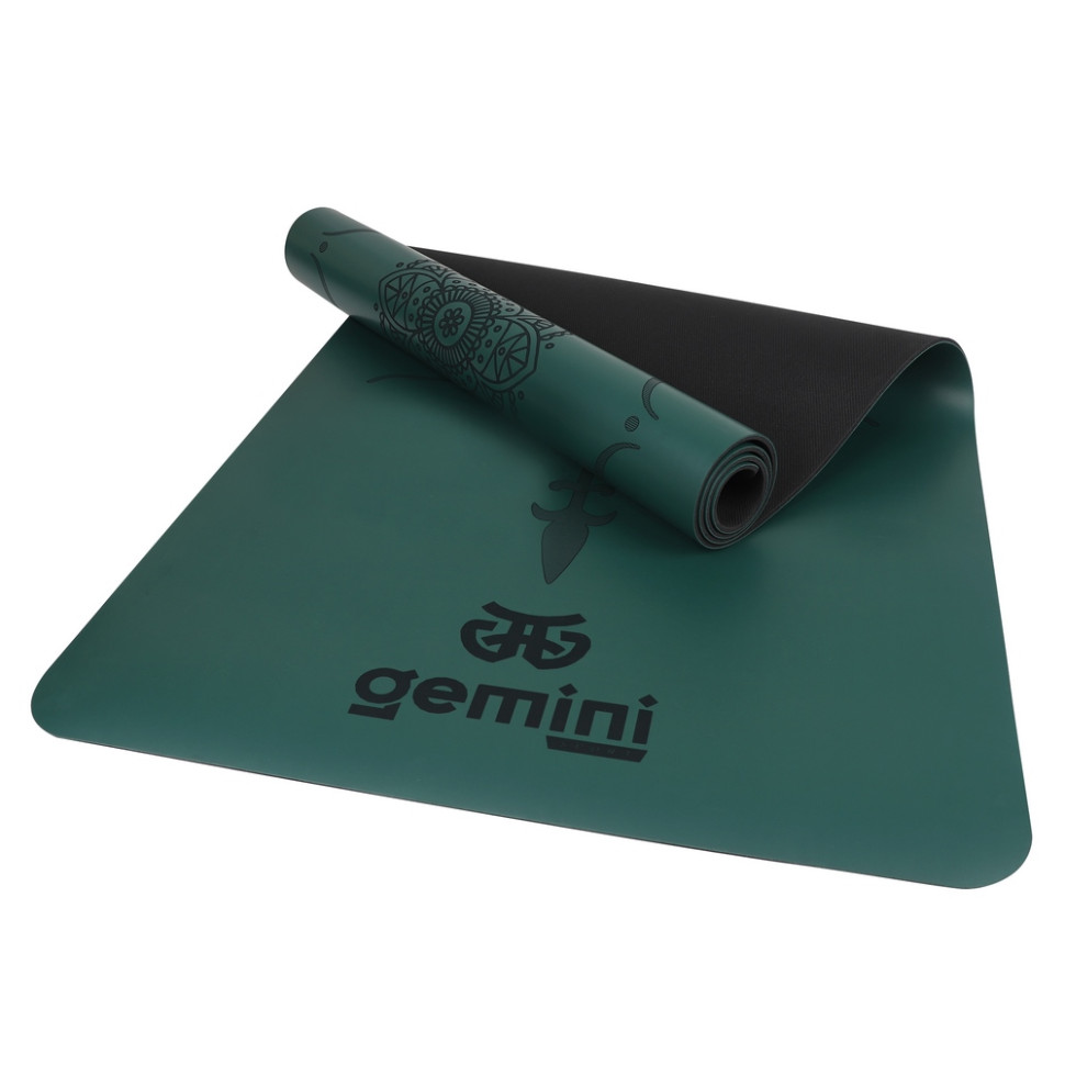 Килимок для фітнесу та йоги Gemini Sport PUY-2899DGR 183х68х0,5 см