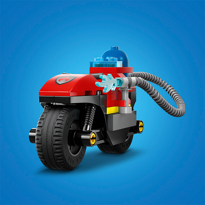 Конструктор LEGO City Пожежний рятувальний мотоцикл 60410, 57 деталей