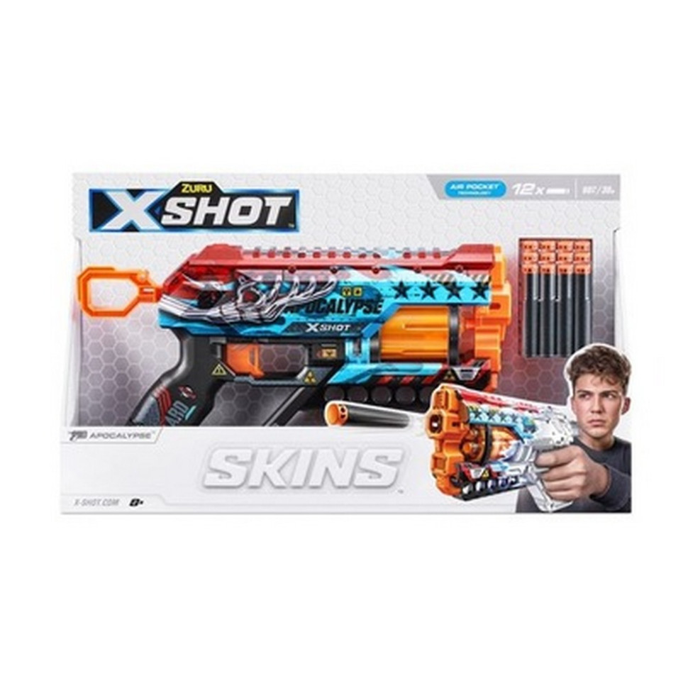 Скорострельный бластер X-SHOT 36561E Skins Griefer Apocalypse (12 патронов)