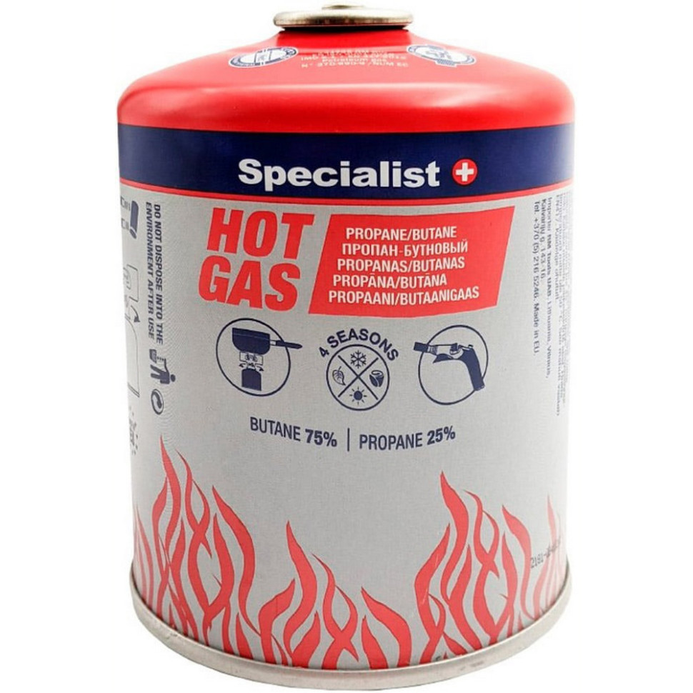 Газовый туристический баллон Specialist 68-007, 450 г