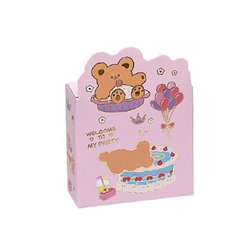 Скотч декоративный с наклейками Bambi XM-JD2233-2, 20 наклеек 