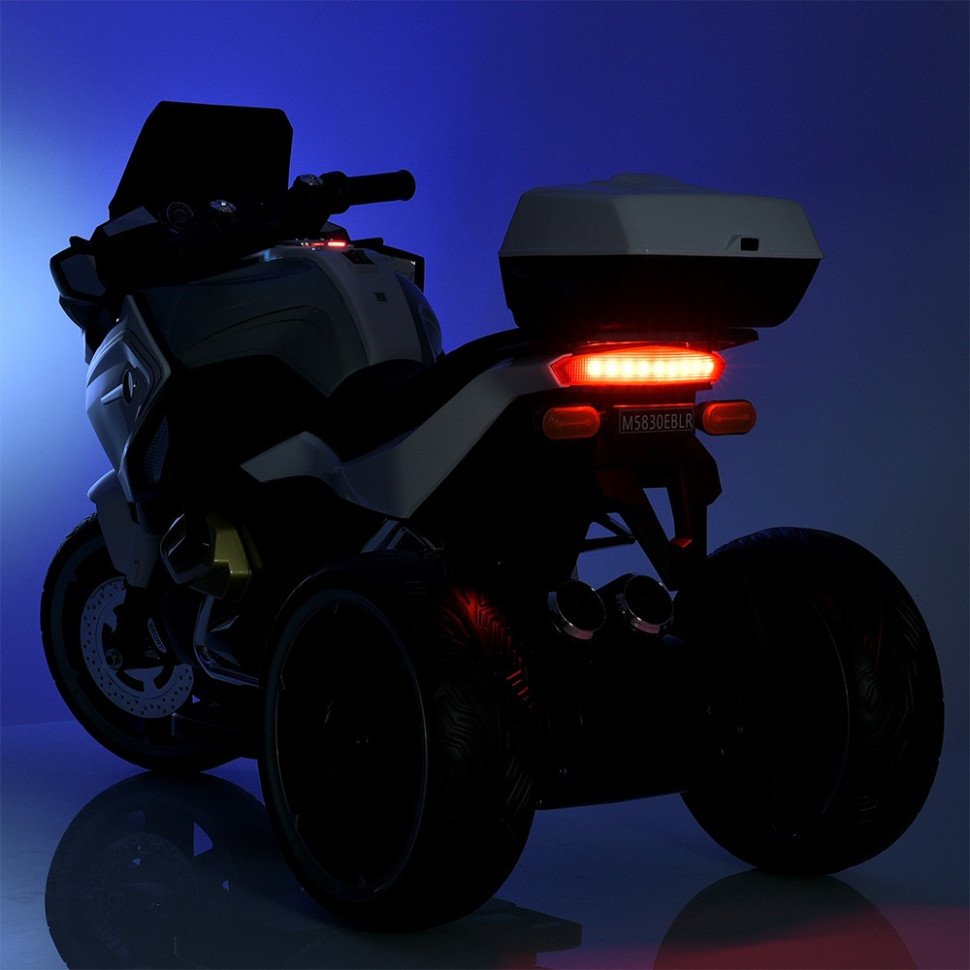 Детский электромобиль Мотоцикл Bambi Racer M 5830EBLR-1 до 30 кг