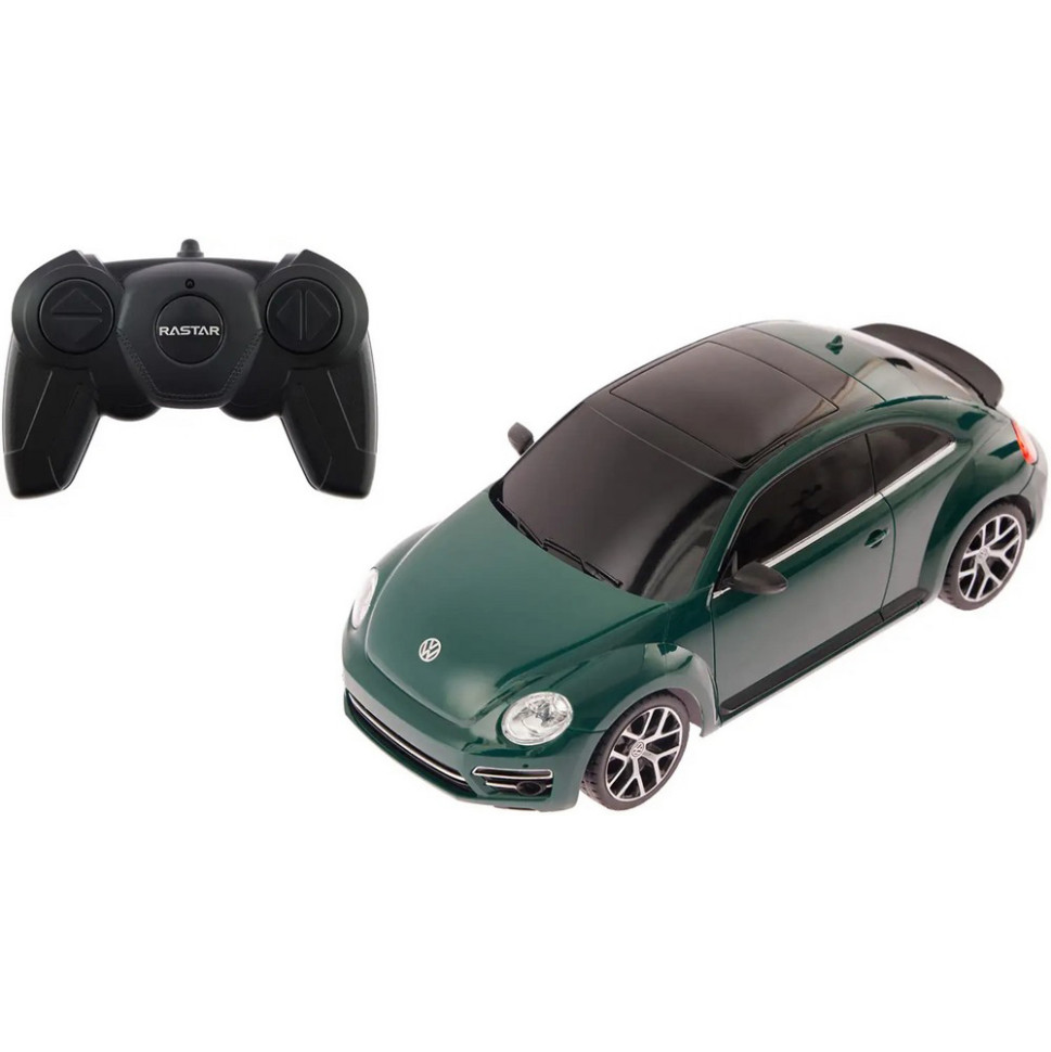 Машинка на радіокеруванні Volkswagen Beetle Rastar 76200 green 1:24