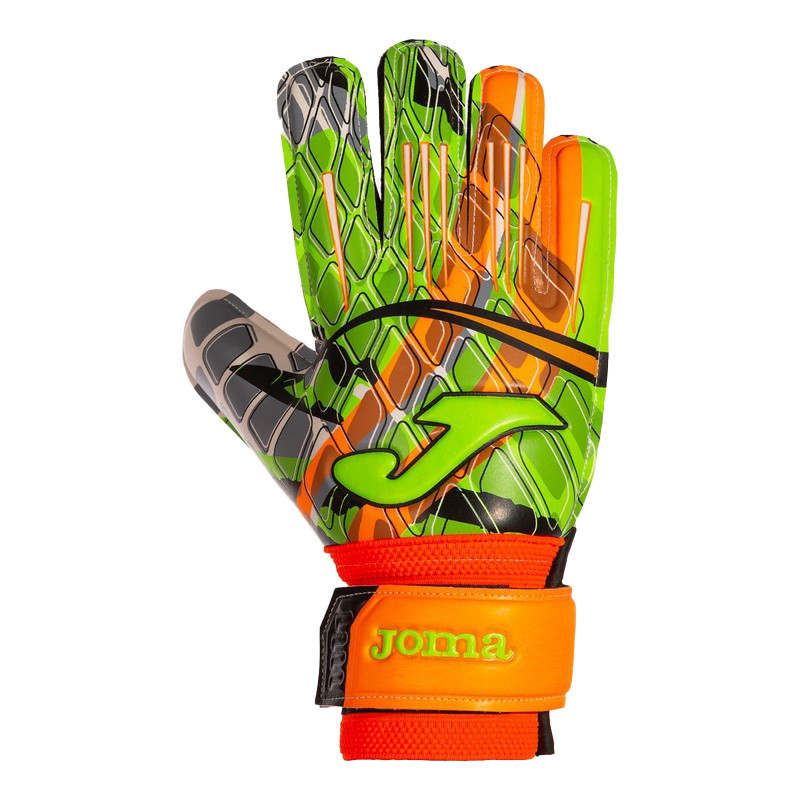 Перчатки вратарские CALCIO 23 Joma 401272.054-7 салатово-оранжевый 19,6см