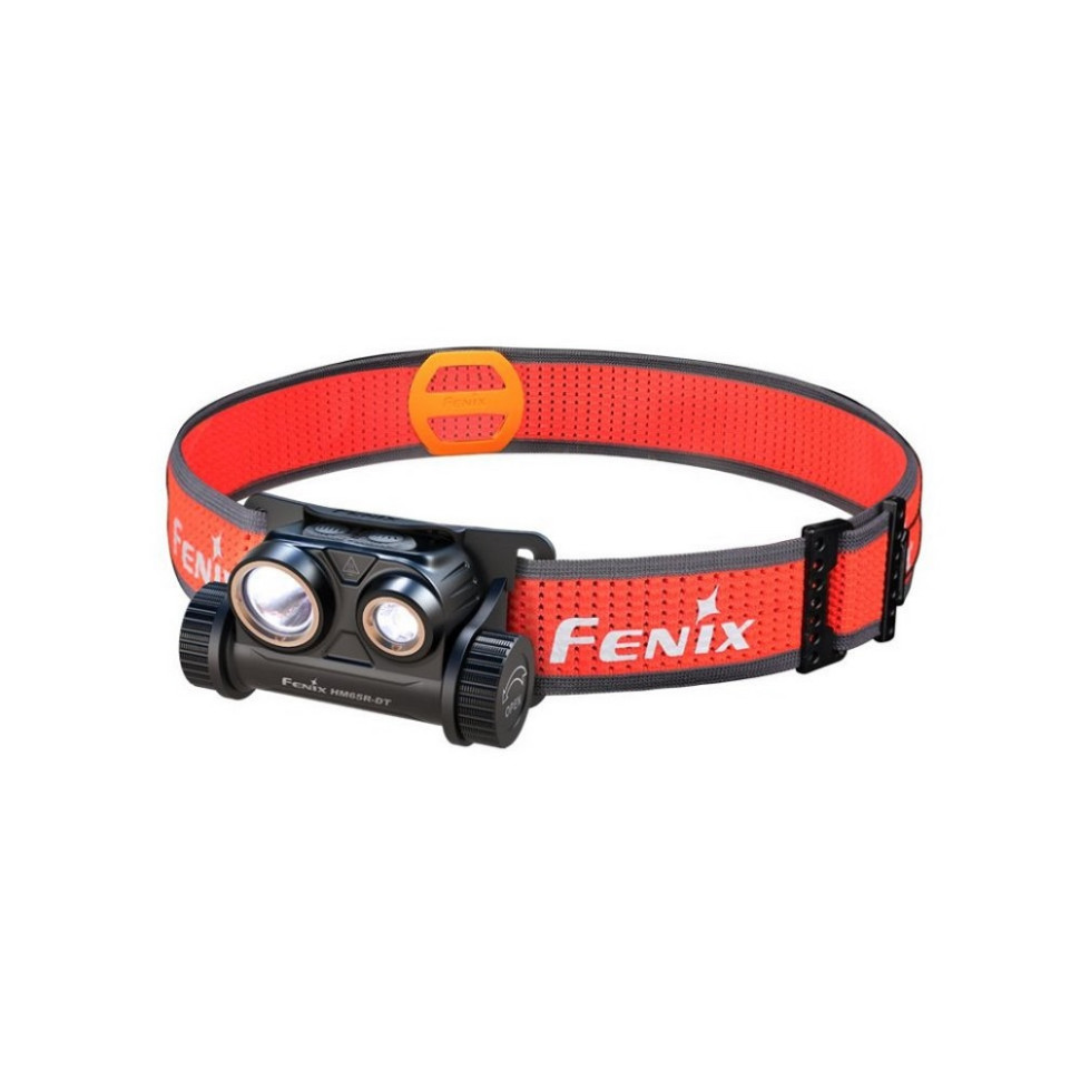 Фонарь налобный для бега Fenix HM65RDTBL, черный 1300 люмен