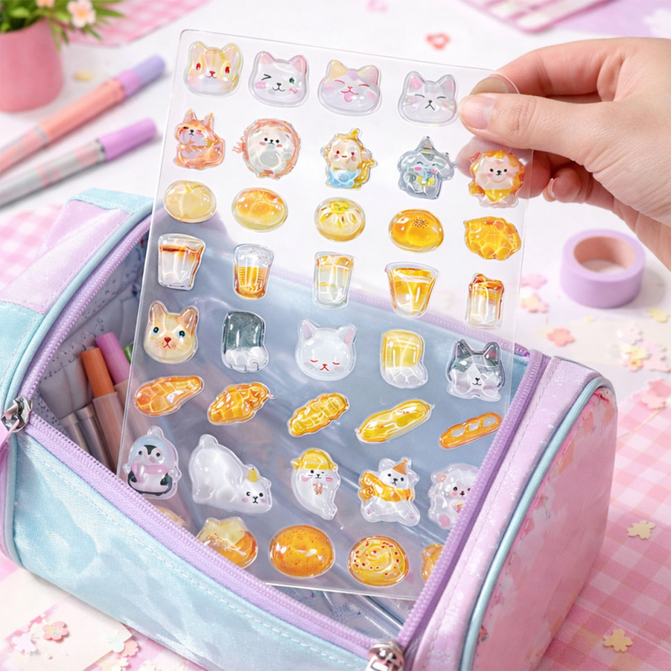 Набор 3D-наклеек 