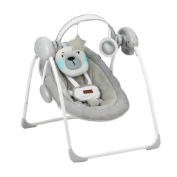 Колыбелька-качалка LISS MoMi BULE00015 бирюзовый 8 мелодий