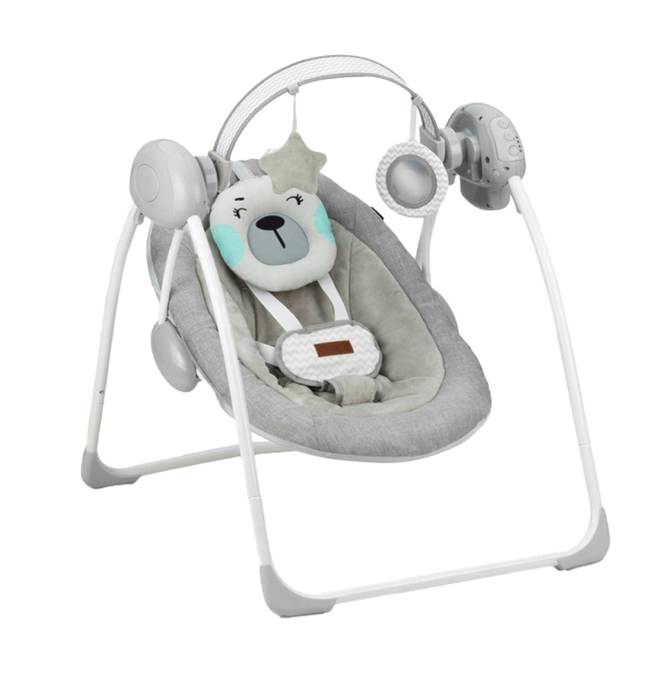 Колиска-гойдалка LISS MoMi BULE00015 бірюзовий 8 мелодій