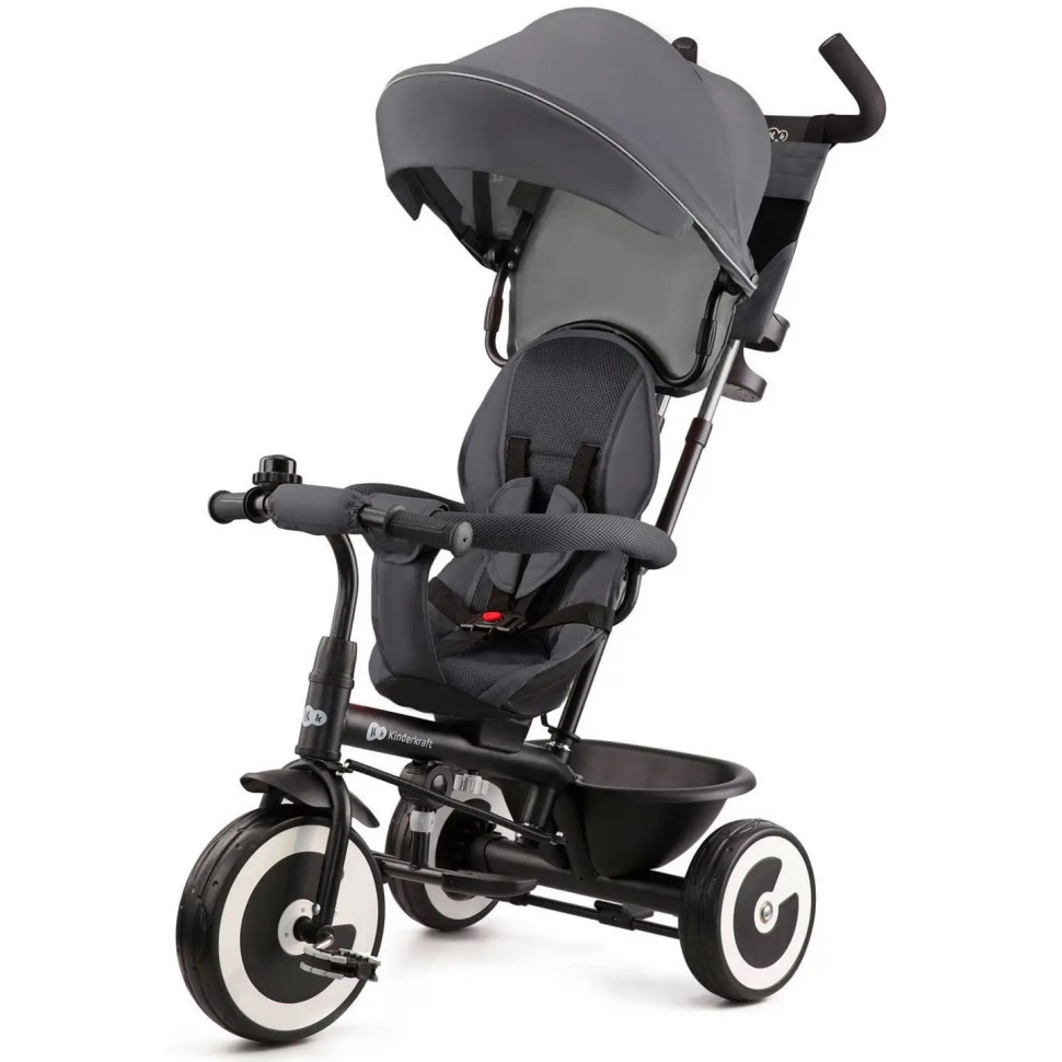 Триколісний велосипед Kinderkraft KRASTO00GRY0000 Aston Malachite Grey
